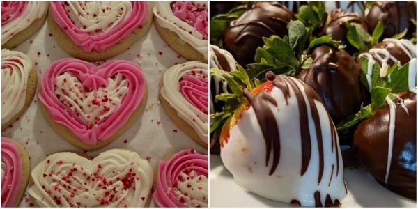 Cookies and Chocolate Covered Strawberries with 7th Heaven Creations, at The Olive Tree