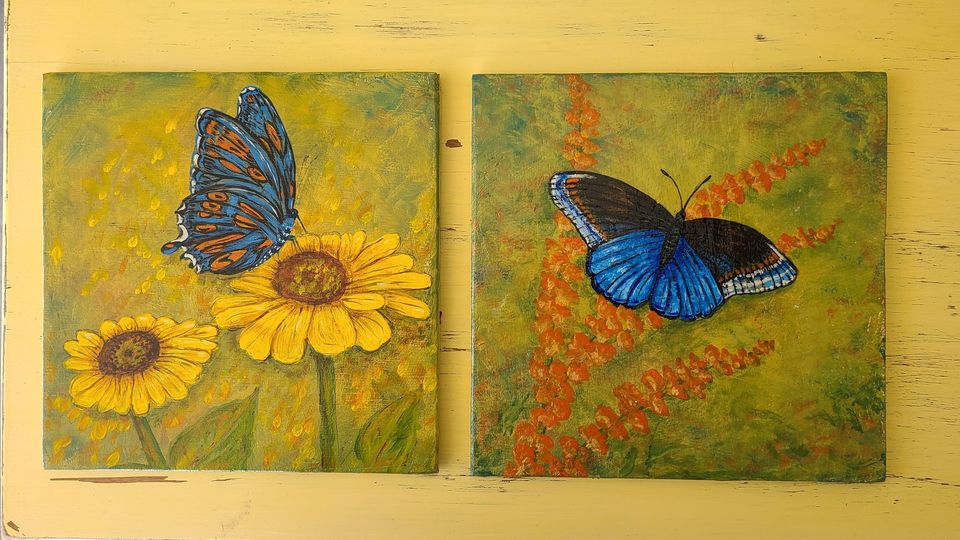 Butterfly Flutters Paint n Sip