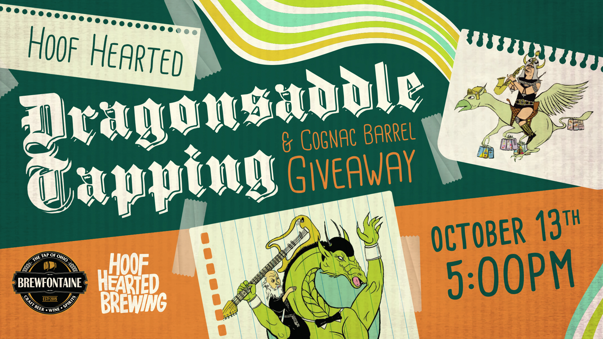 Hoof Hearted Dragon Saddle Tapping & Cognac Barrel Giveaway
