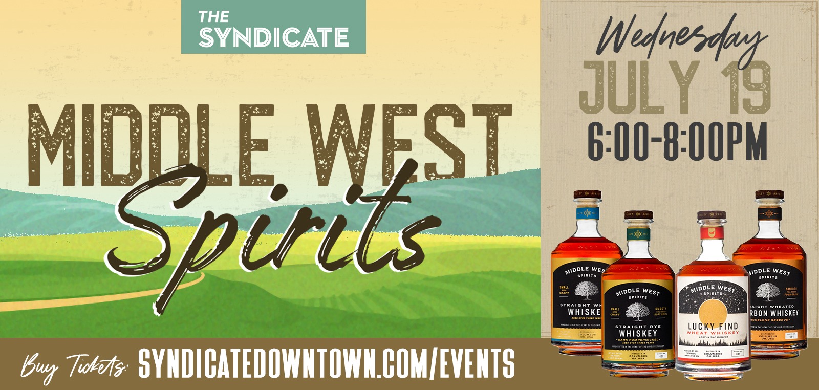 Middle West Spirits Dinner Pairing
