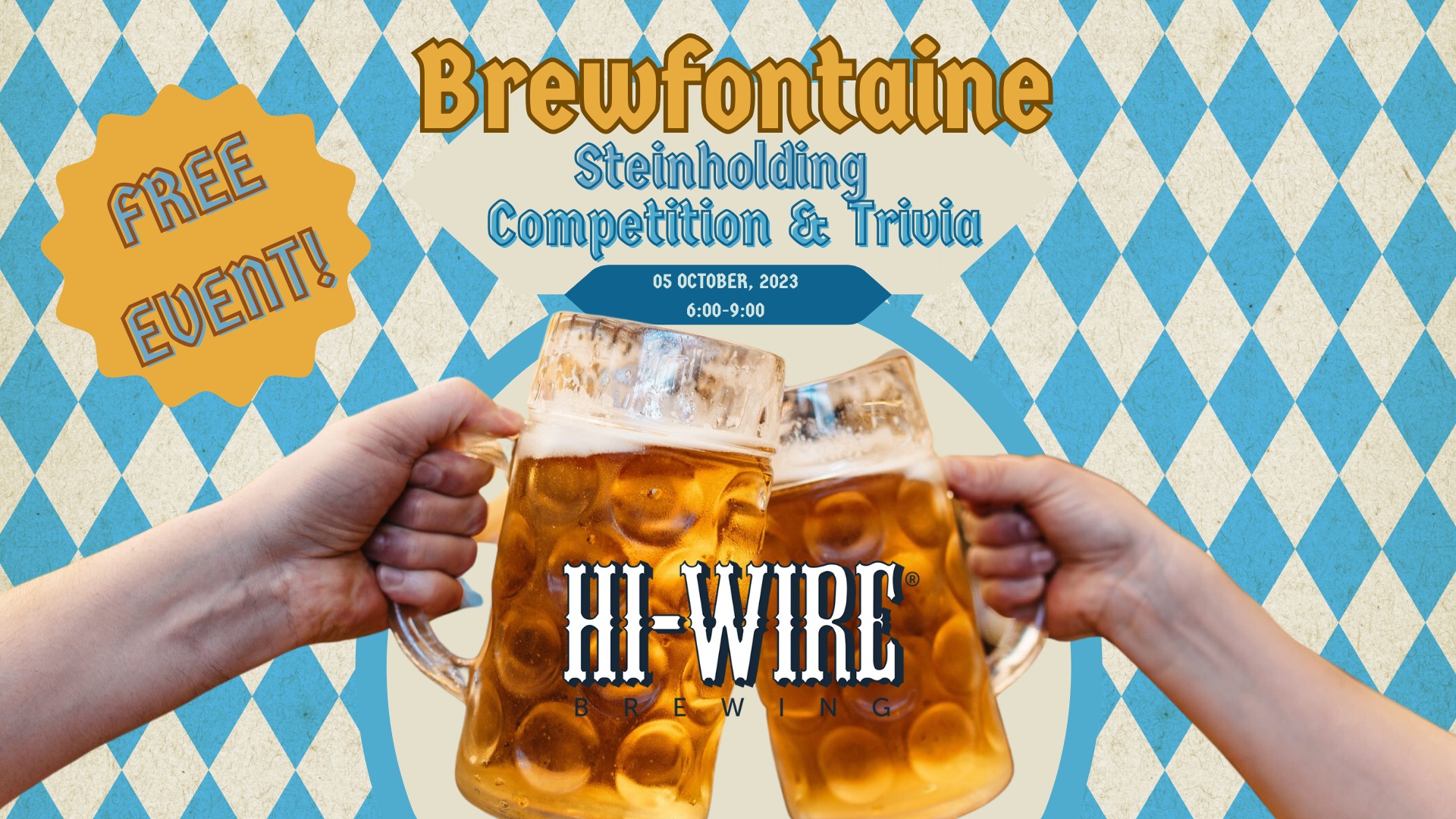 Hi-Wire Oktoberfest Steinholding Competition and Trivia