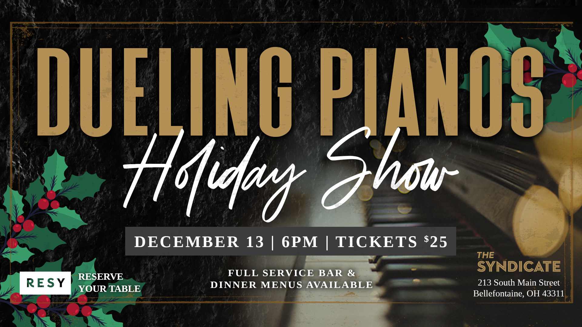 Holiday Dueling Pianos