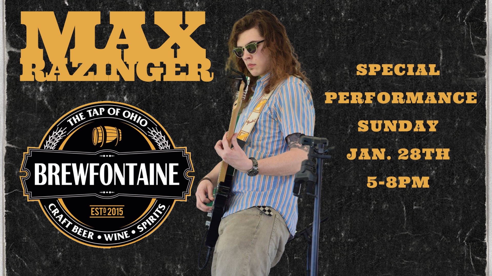 Max Razinger’s Solo Spectacle: A Musical Feast at Brewfontaine