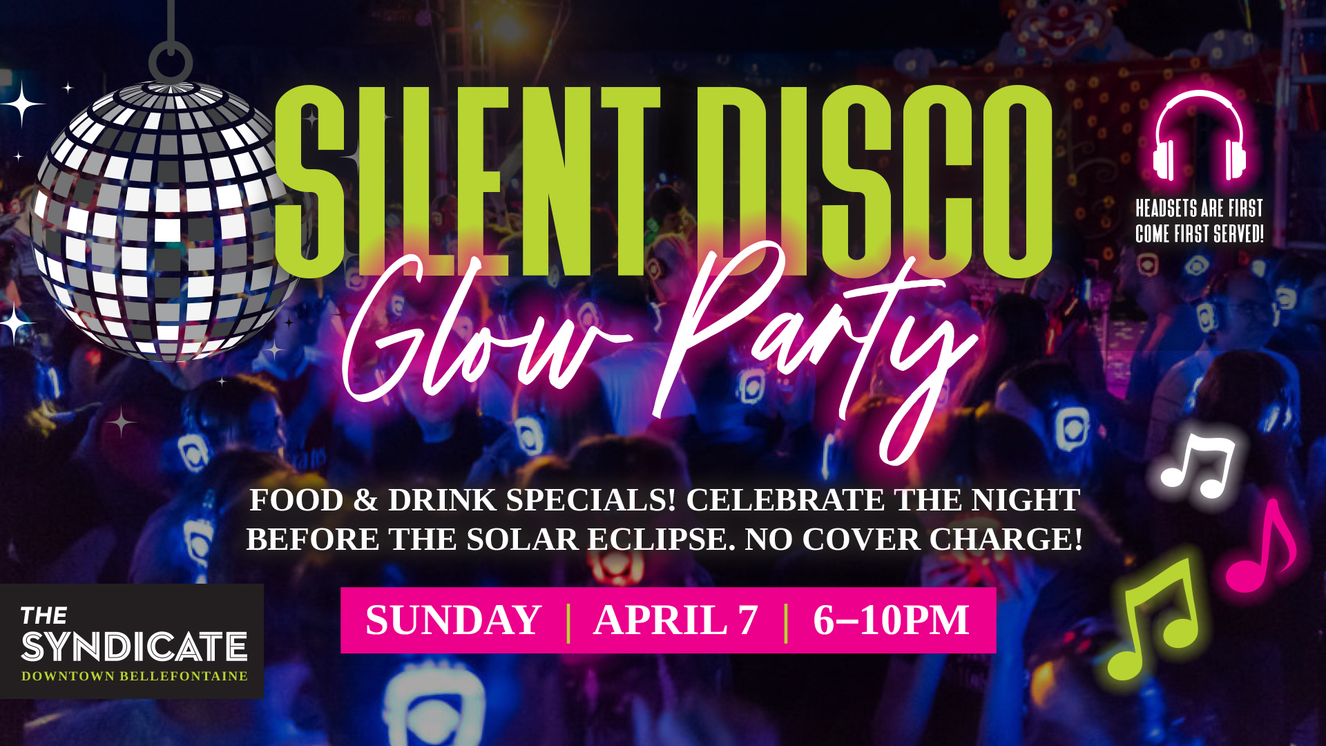 Silent Disco Glow Party