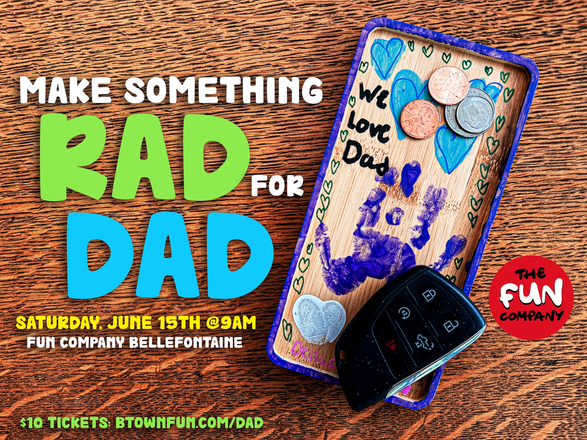 Father’s Day Gift Making Event at the Fun Company
