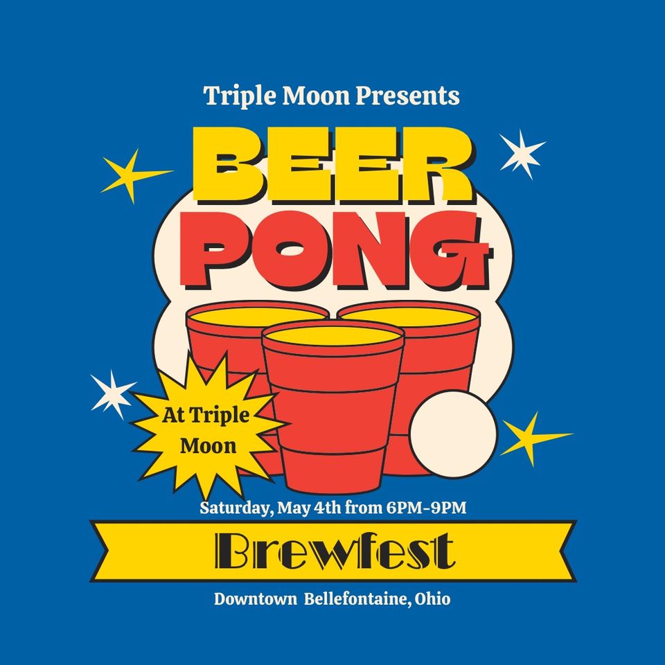 triple moon beer pong