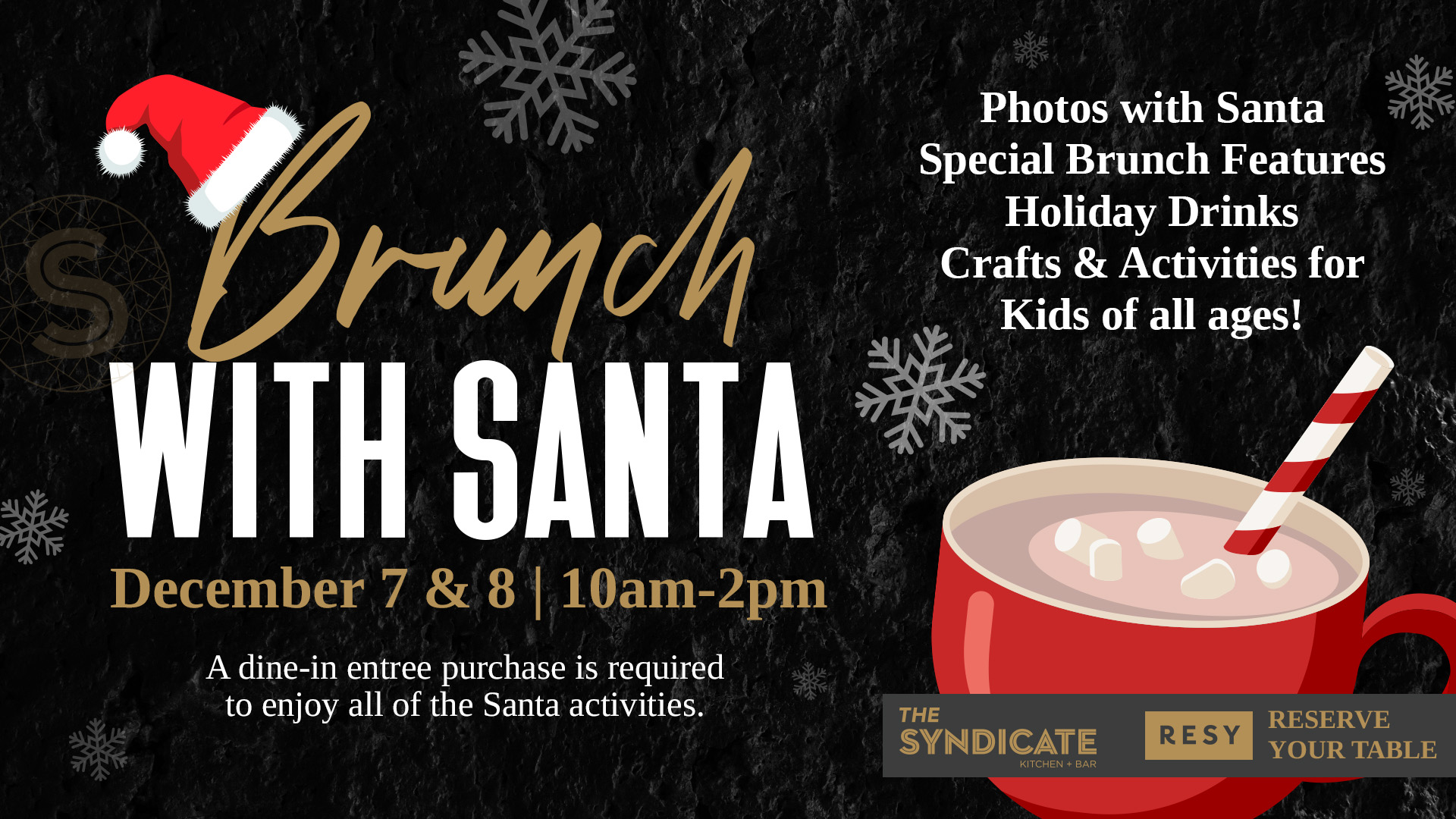 syndicate brunch with santa