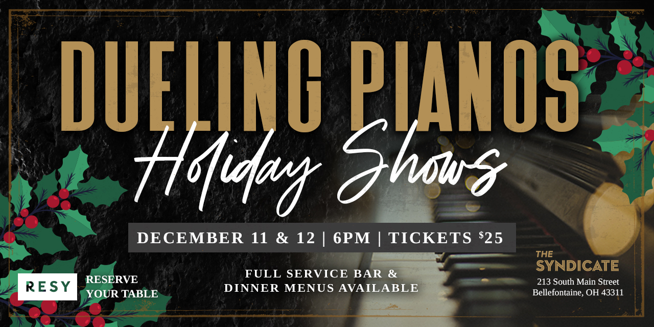 Dueling Pianos Holiday Shows at the Syndicate