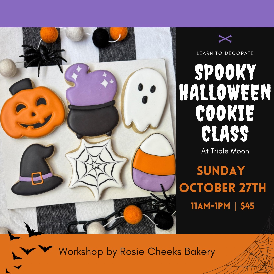 Halloween Cookie Class at Triple Moon