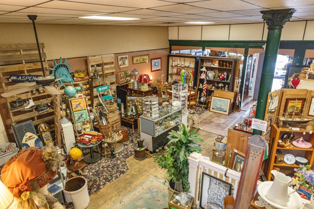 Shopping at Olde Mint Antiques in Downtown Bellefontaine