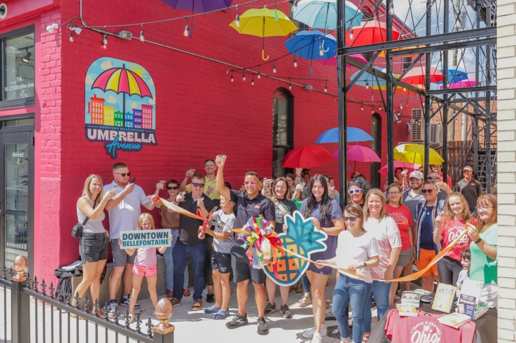 Umbrella Avenue at Rainbow Row Bellefontaine