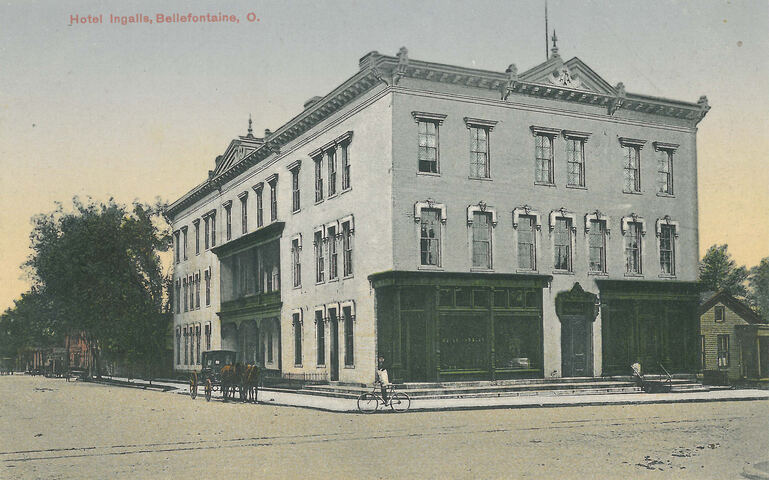 Hotel Ingalls, vintage postcard