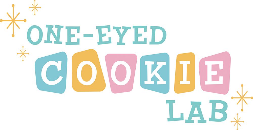One-Eyed Cookie Lab logo