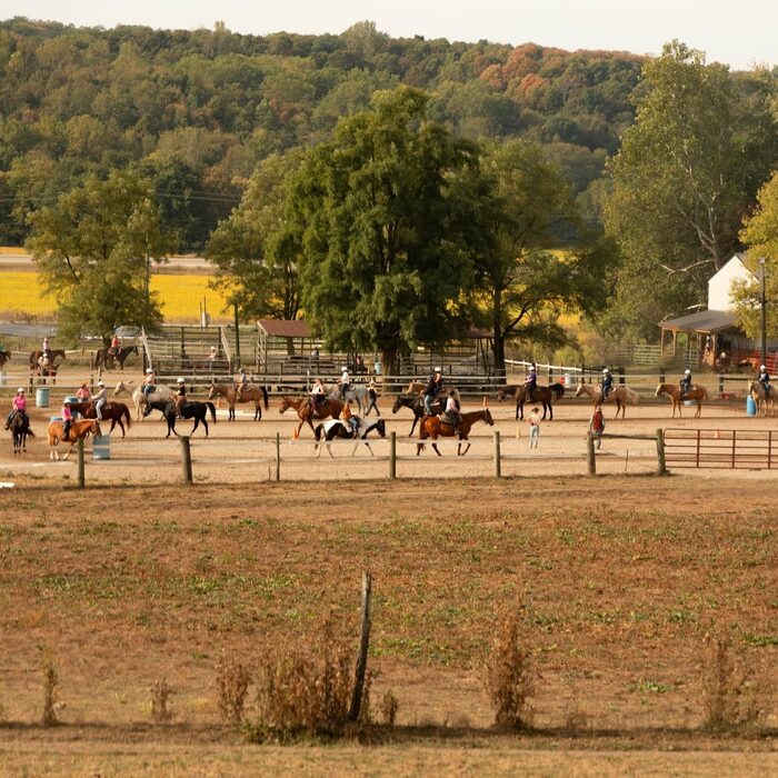 Horseback riding at Marmon Valley Farm