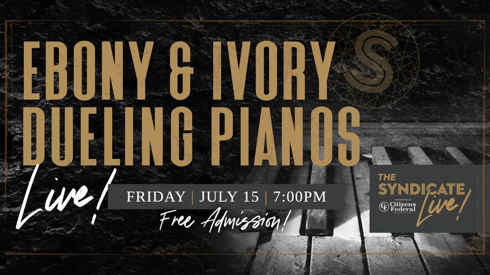 Ebony & Ivory Dueling Pianos