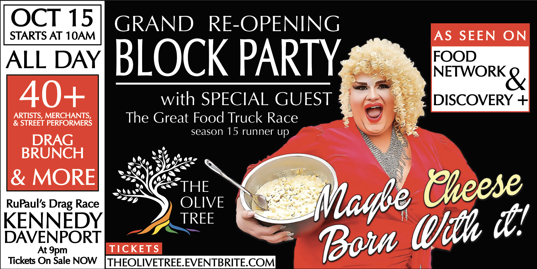 Block Party with Maybe Cheese Born With It!