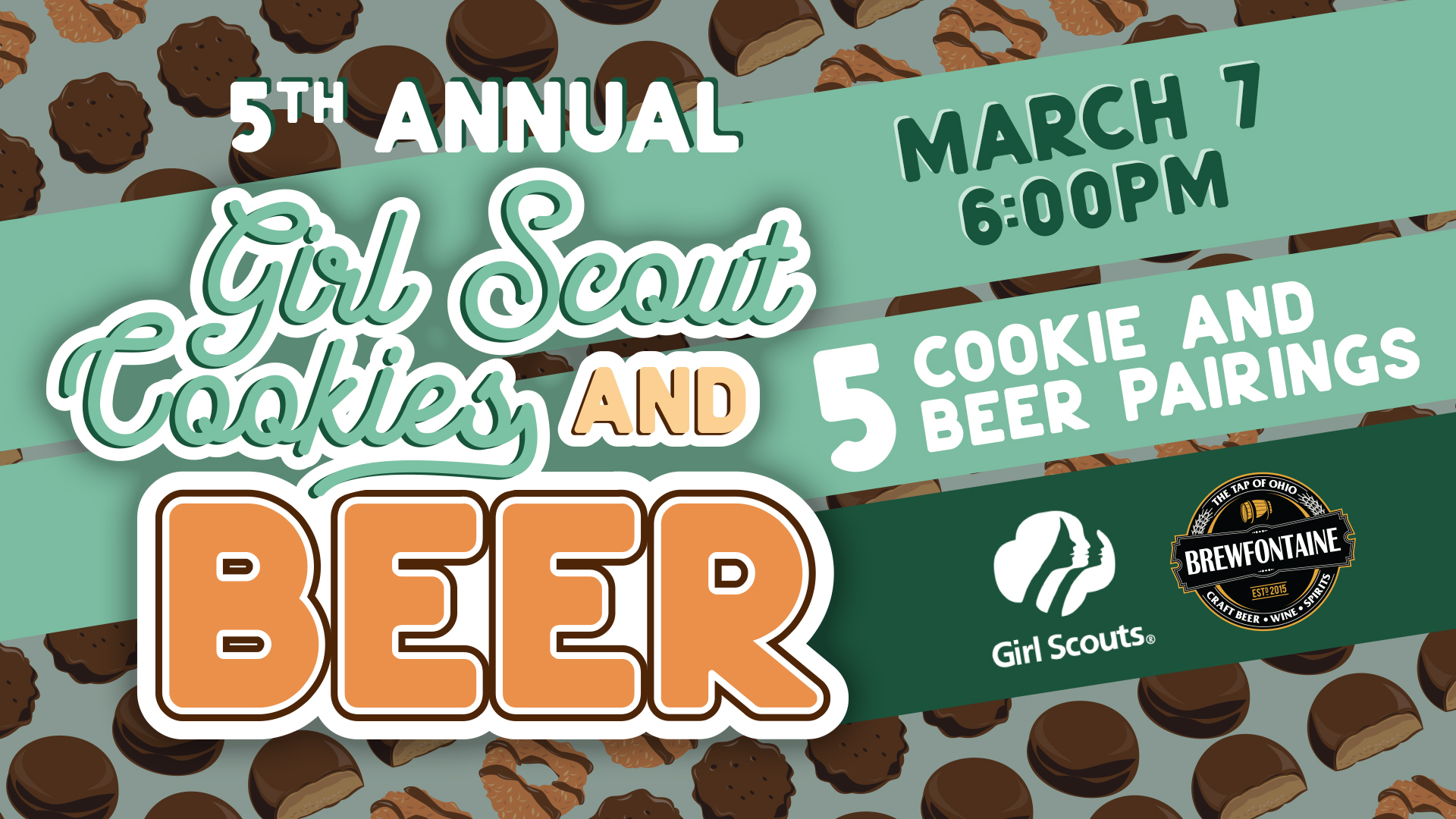 5th Annual Girl Scout Cookie & Beer Pairing