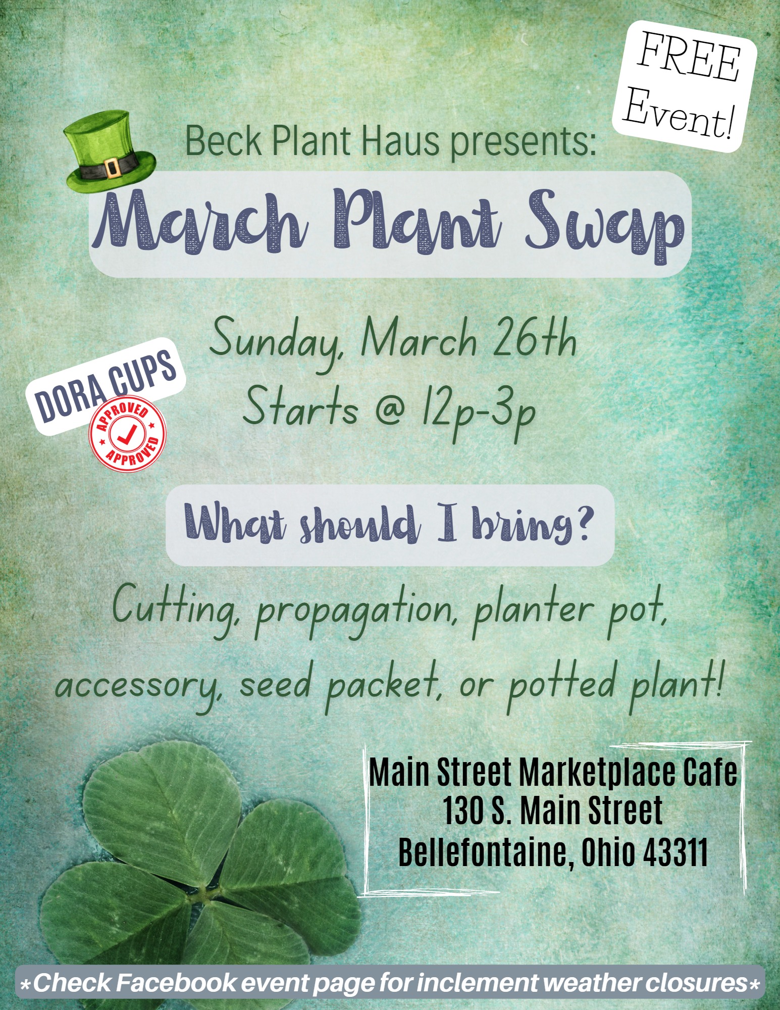 March Plant Swap