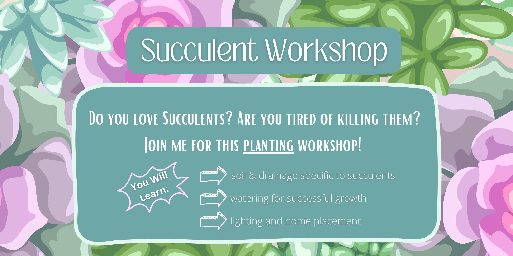 Succulent Workshop