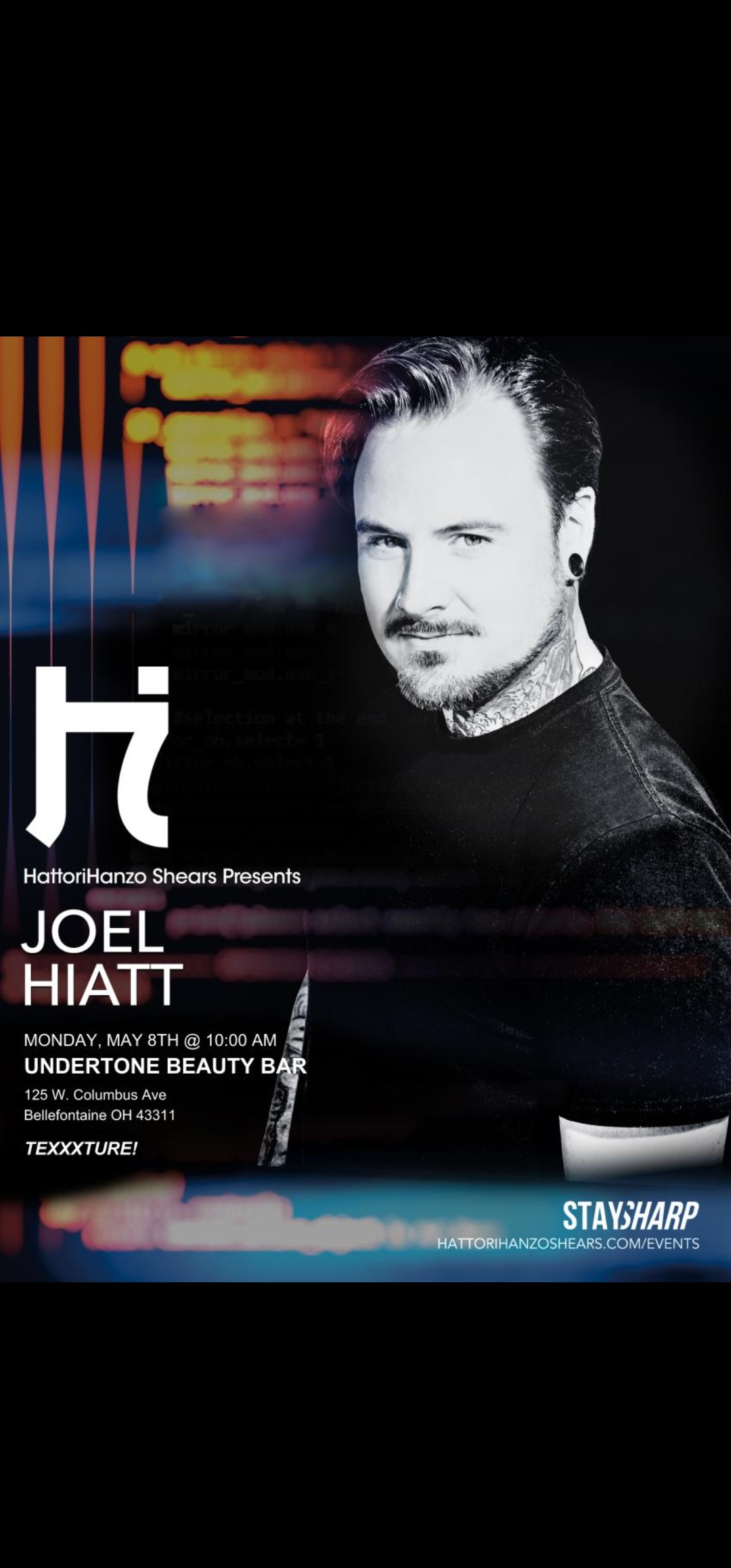 HattoriHanzo Shears Haircutting class w/ Joel Hiatt