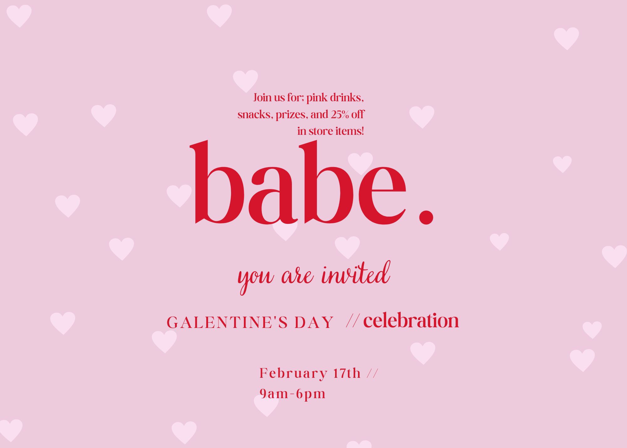 HoneyCore Boutique’s Galentine’s Day Celebration