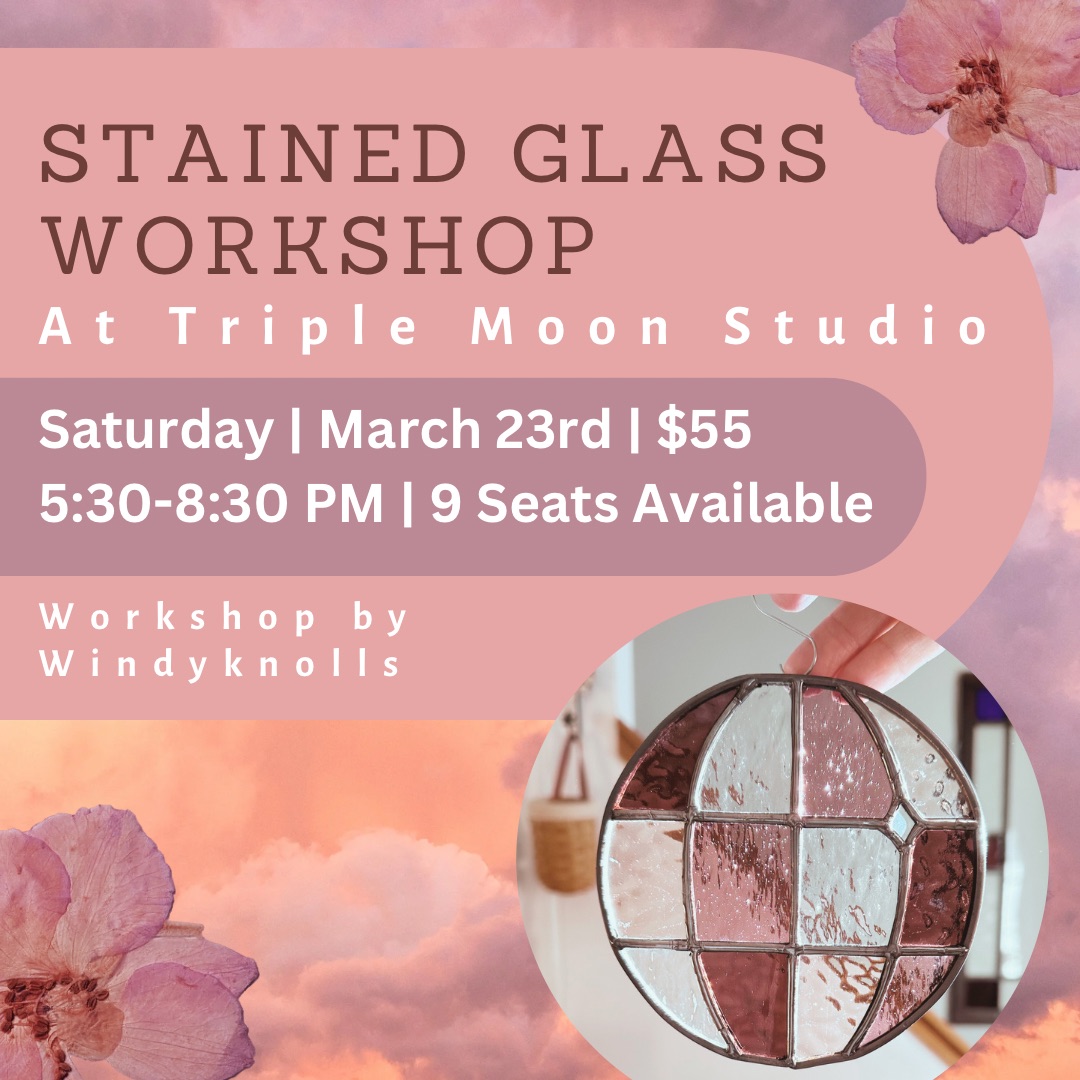 Disco Ball Stained Glass Workshop at Triple Moon