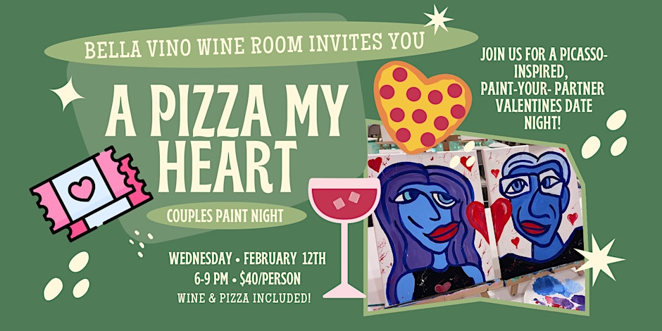 Pizza My Heart: Couples Paint Night