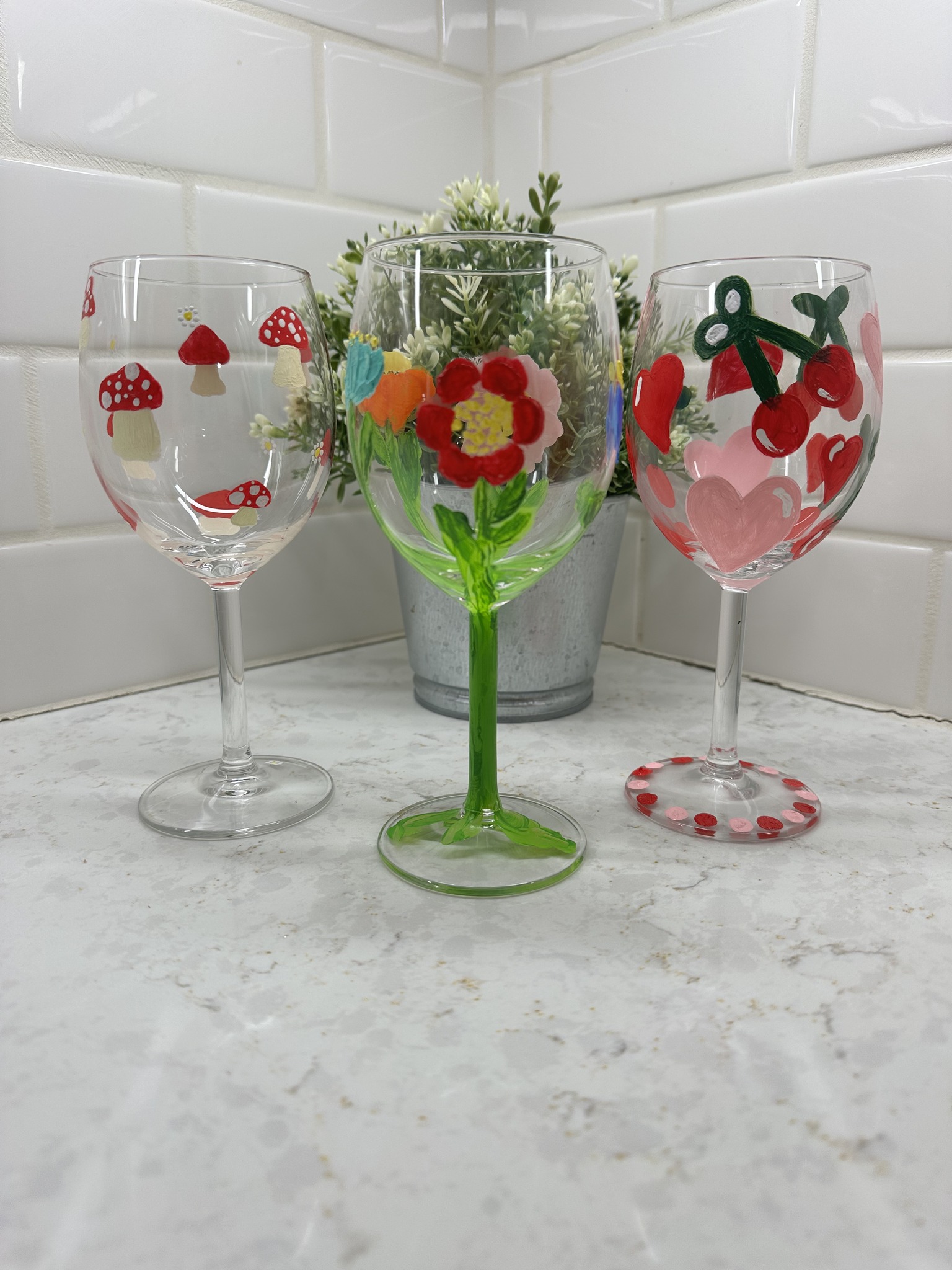 Click & Create: Paint Your Own Wine Glasses