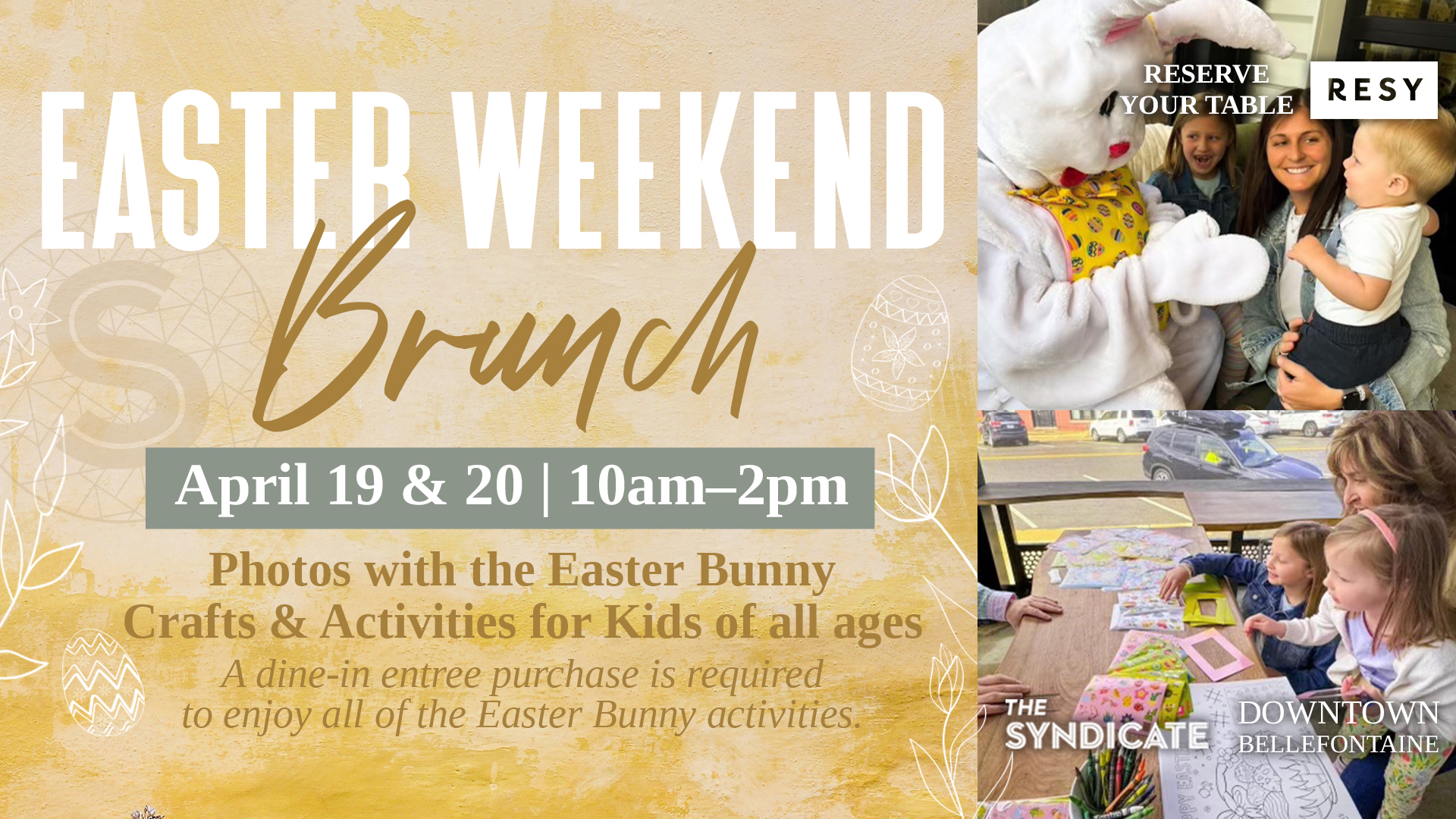 Easter Weekend Brunch With The Bunny