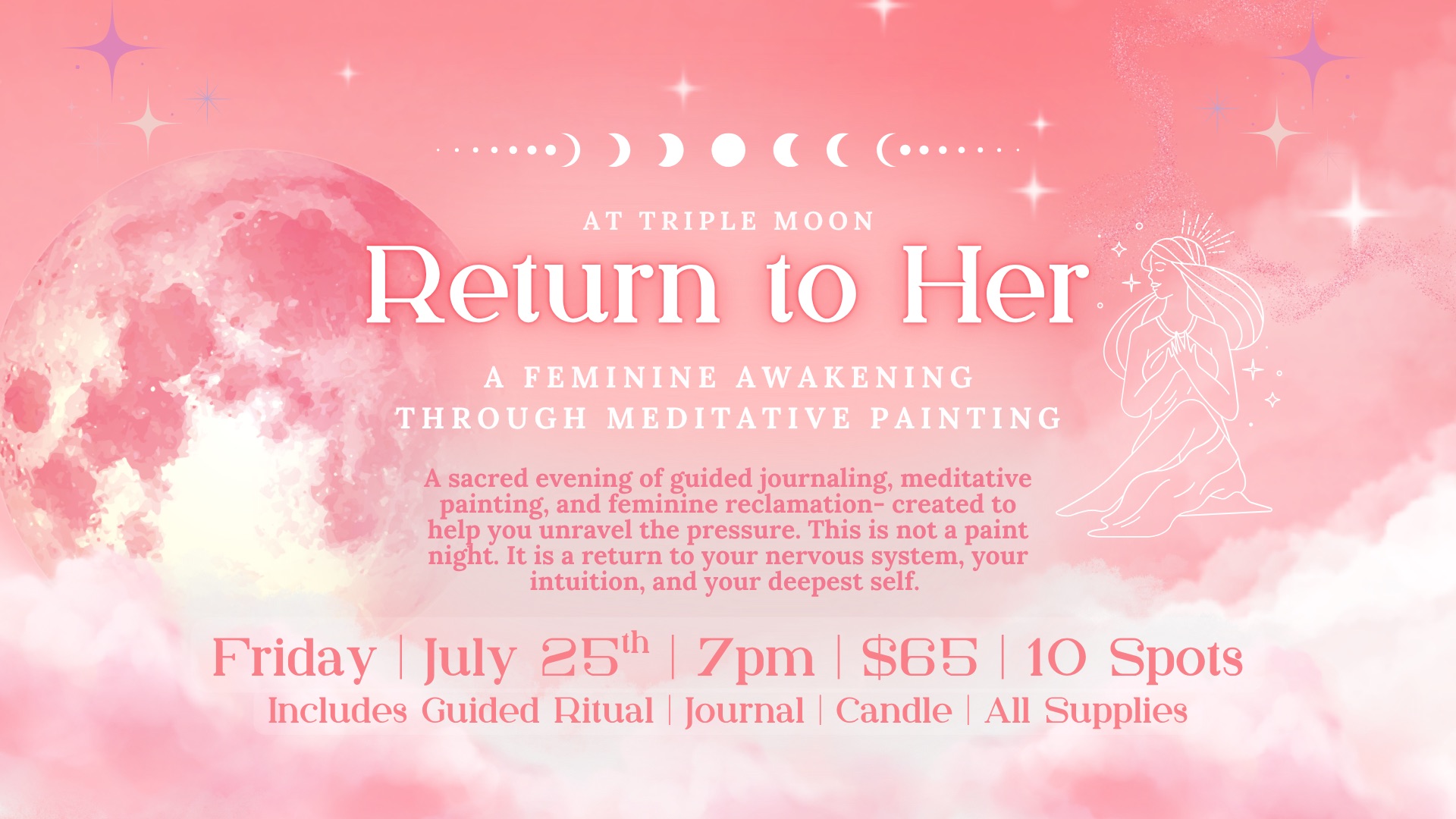 Return to Her: A Feminine Awakening Through Meditative Painting