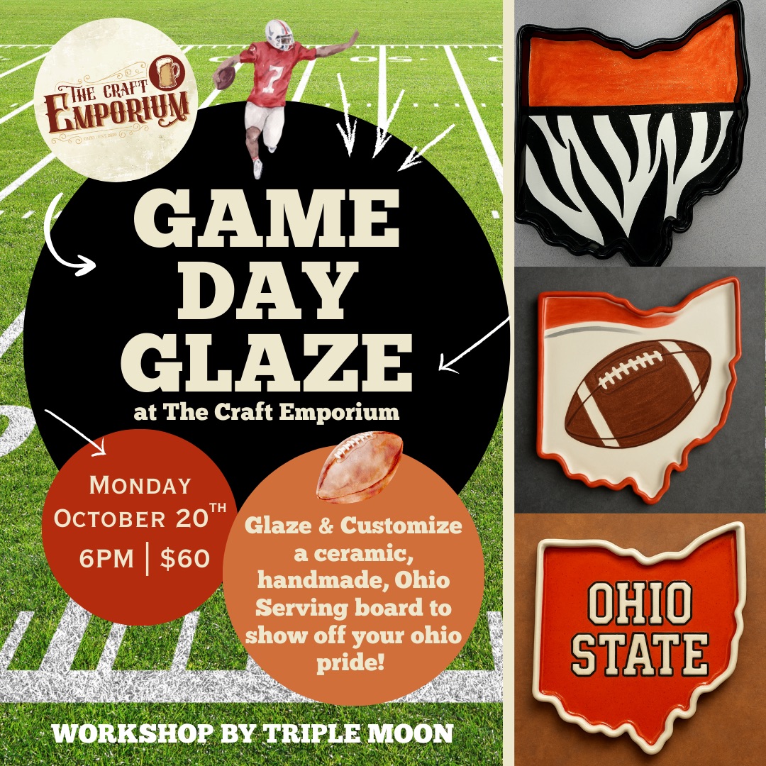 Game Day Glaze at Craft Emporium