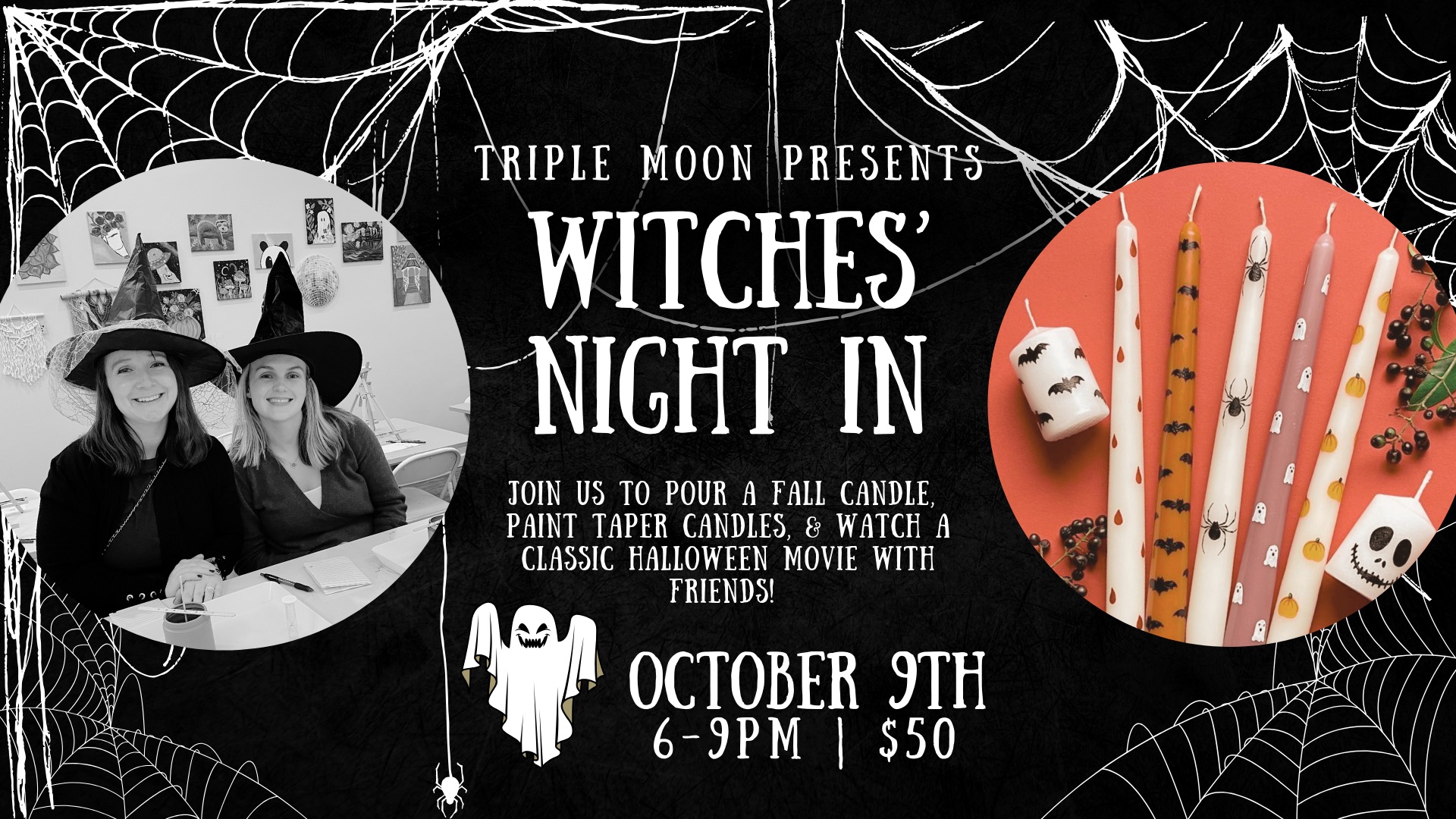 Witches’ Night In | Candle Making & Painting