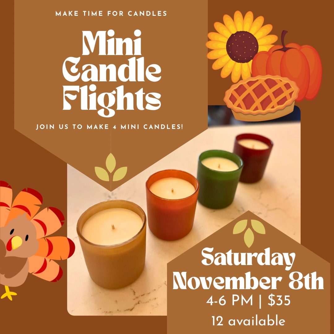 Mini Candle Flights at Make Time
